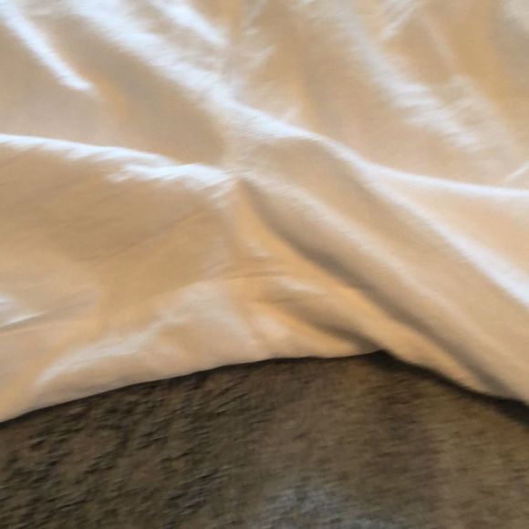 High Rise Wide Leg Pants White Size XXL Beach cover up/ PJ's /100% Cotton - Picture 2 of 14